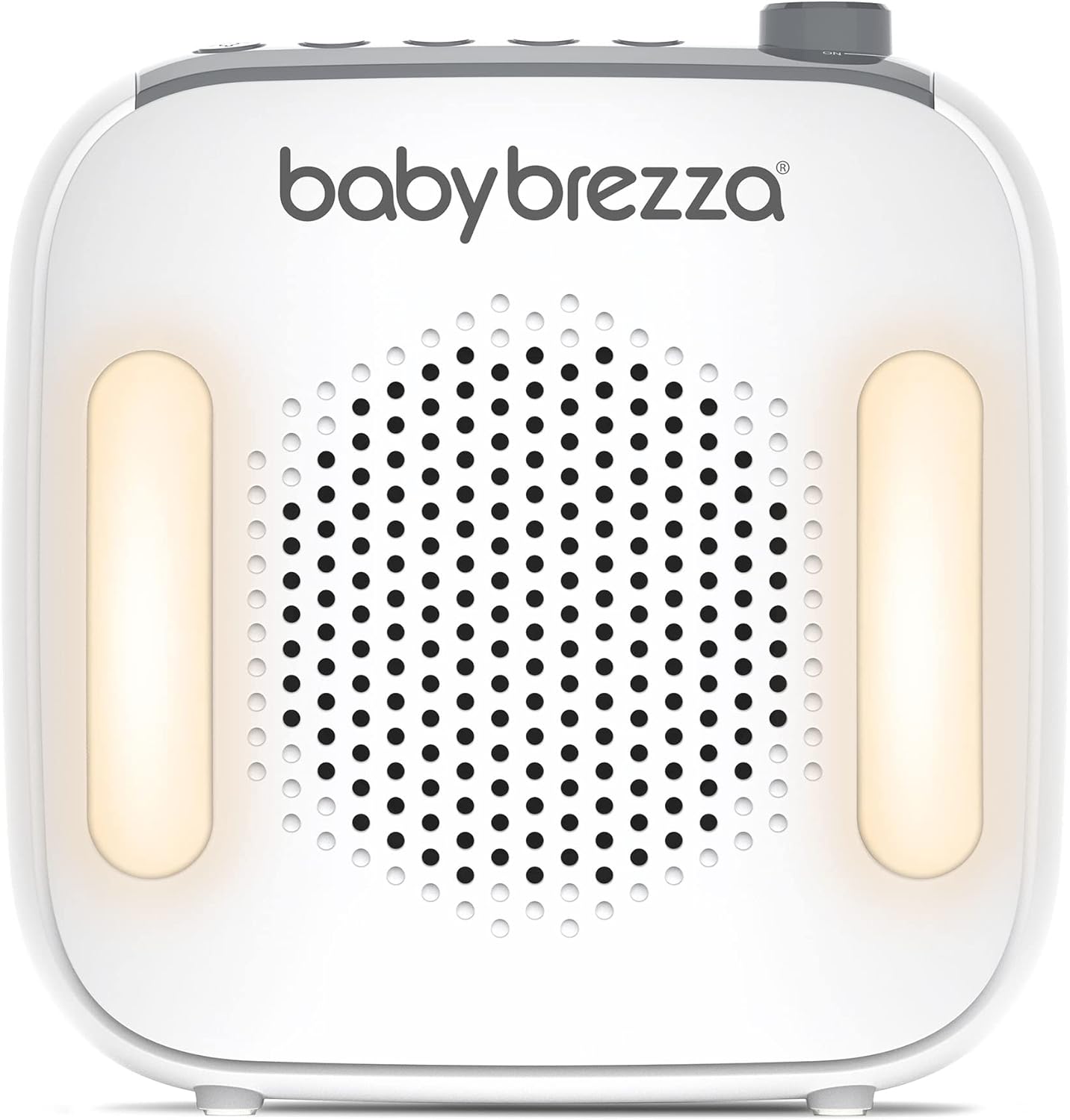 Baby Brezza Adjustable Baby Sound Machine and Night Light with 18 Sounds – Small, Portable Design for Easy Travel or Crib Use – Includes Lullaby, Nature, White Noise, Waves + More – USB Powered