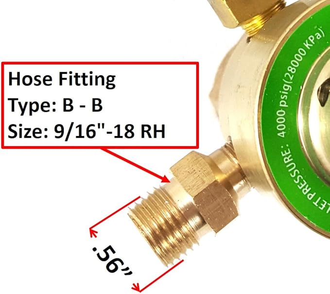 SÜA - Oxygen and Acetylene Regulators Welding Gas Gauges -Pair - Rear Entry - LDB series
