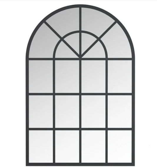 Appollo Harley Modern 71 cm x 105 cm (28 in. x 41.5 in.) Window Metal Framed Mirror