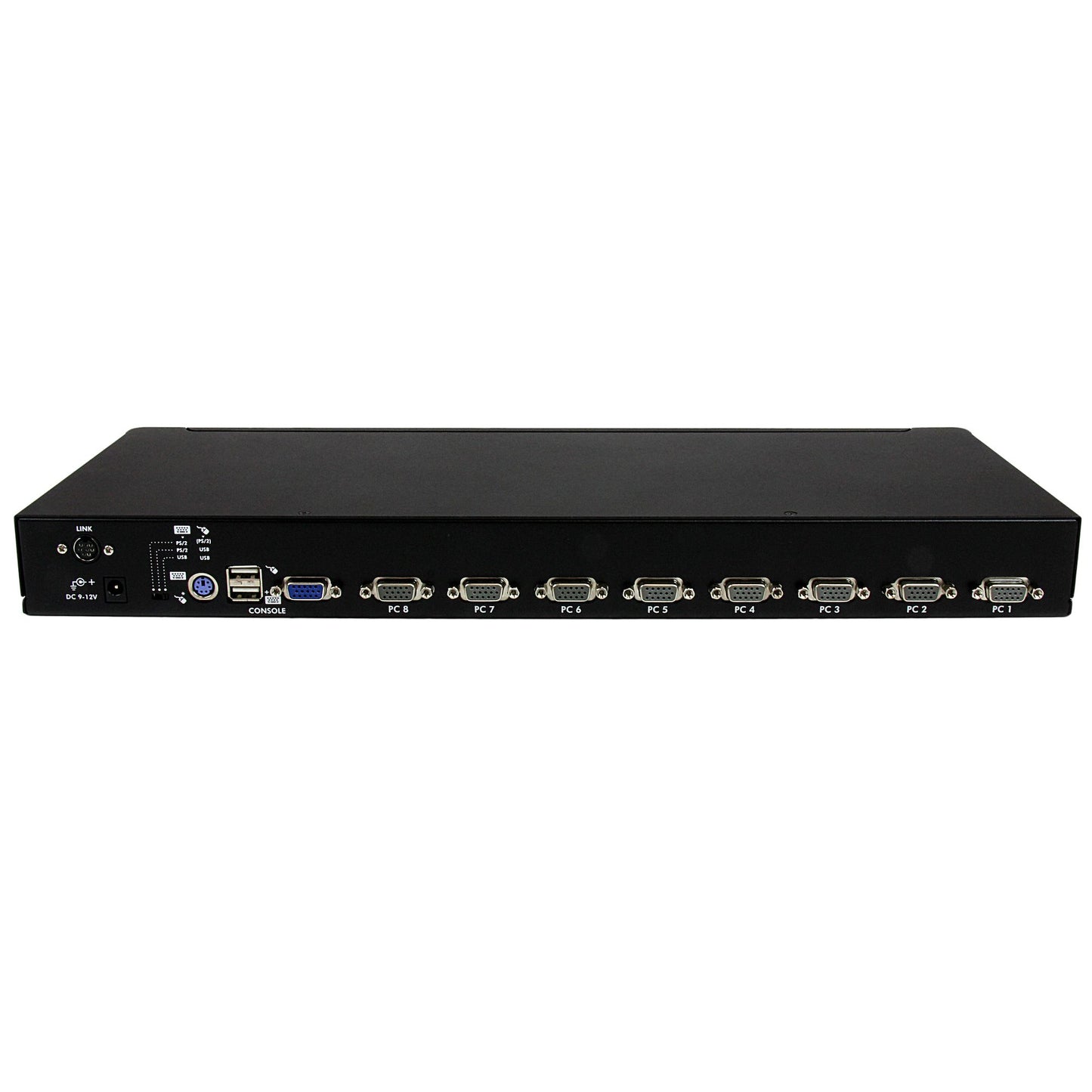 8 Port 1U Rackmount USB PS/2 KVM Switch with OSD - TAA
