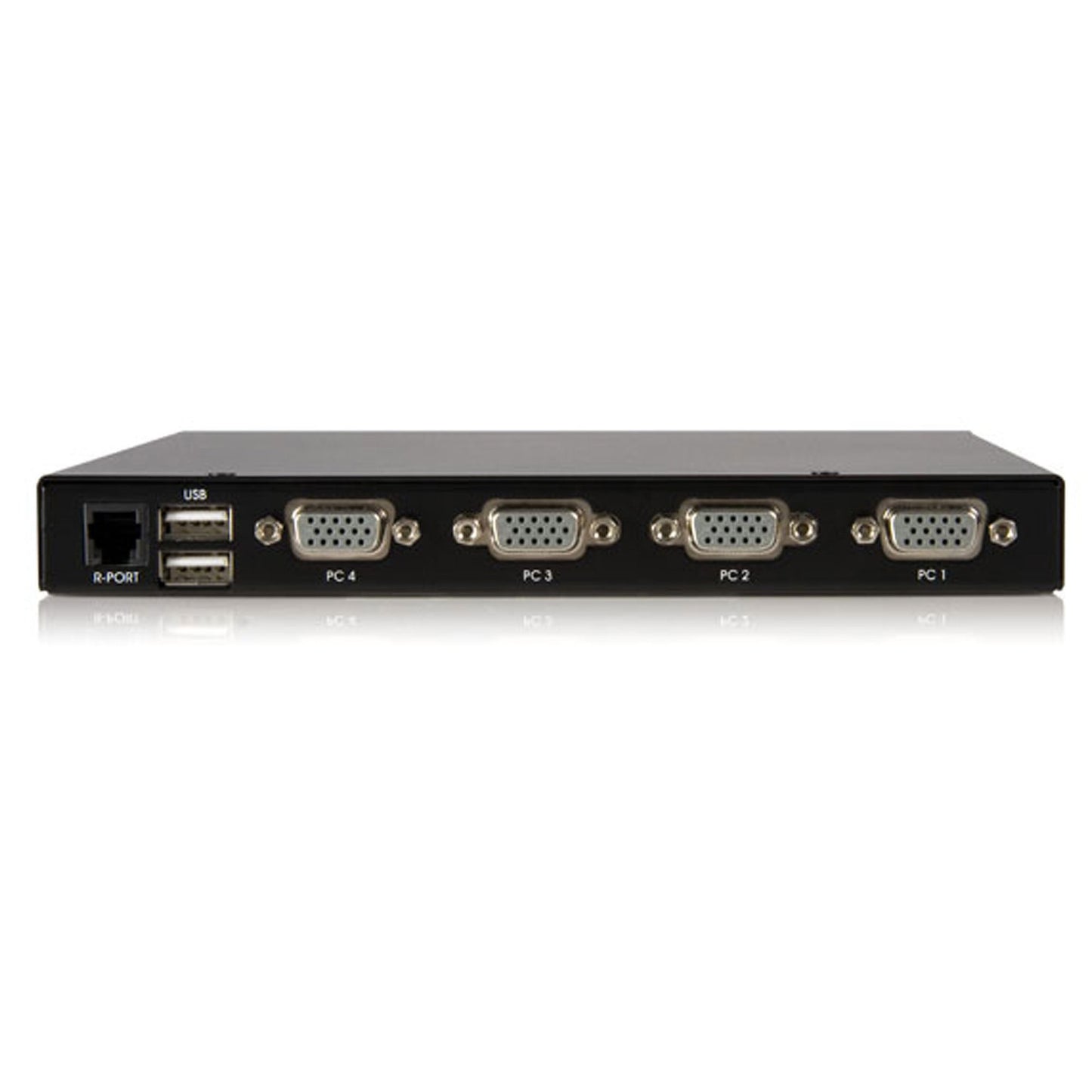 4 Port USB VGA IP KVM Switch with Virtual Media - TAA