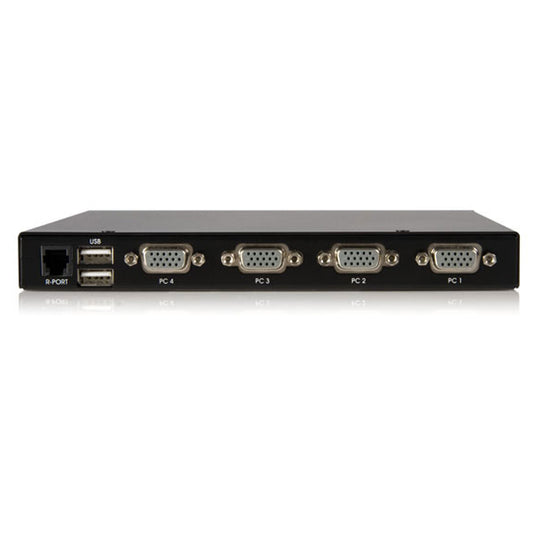 4 Port USB VGA IP KVM Switch with Virtual Media - TAA - PuriLite