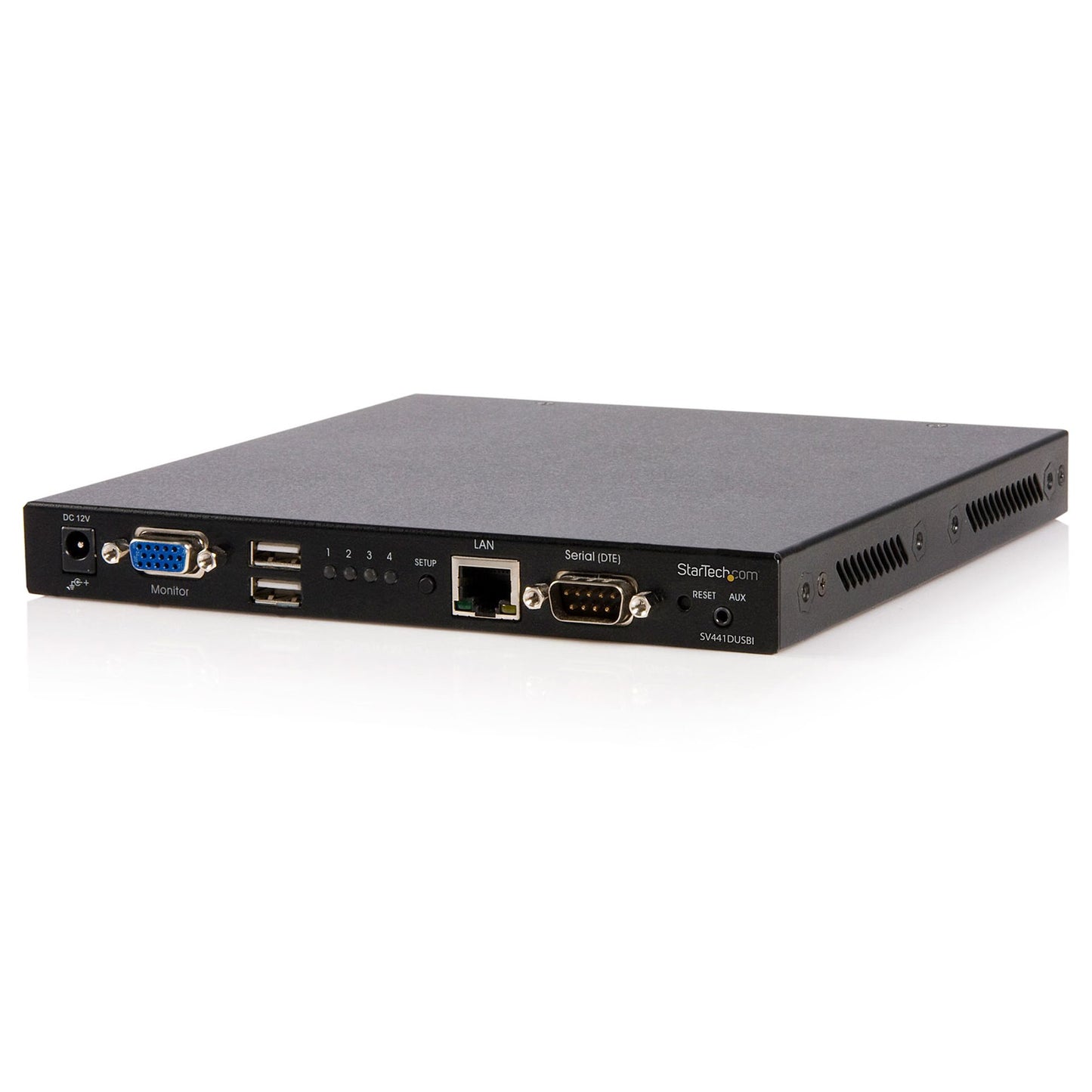4 Port USB VGA IP KVM Switch with Virtual Media - TAA