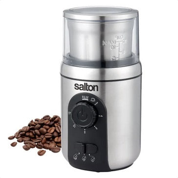 Salton Stainless Steel Smart Coffee Grinder - PuriLite