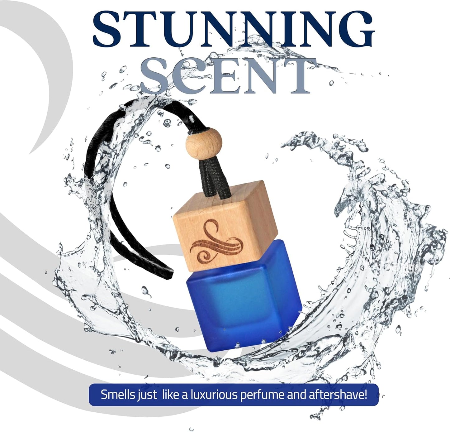 Savage Car Air Freshener for Men with Vent Clip | Car Scents Air Freshener with Sauvage Fragrance | Strong Car Perfume Air Freshener | Odour Eliminating Car Air Fresheners by Perfa