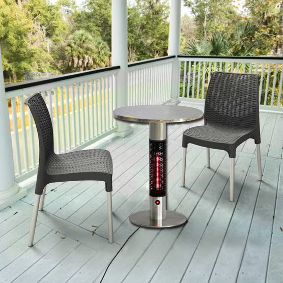 EnerG+ Infrared Electric Outdoor Heater Bistro Table 1500W