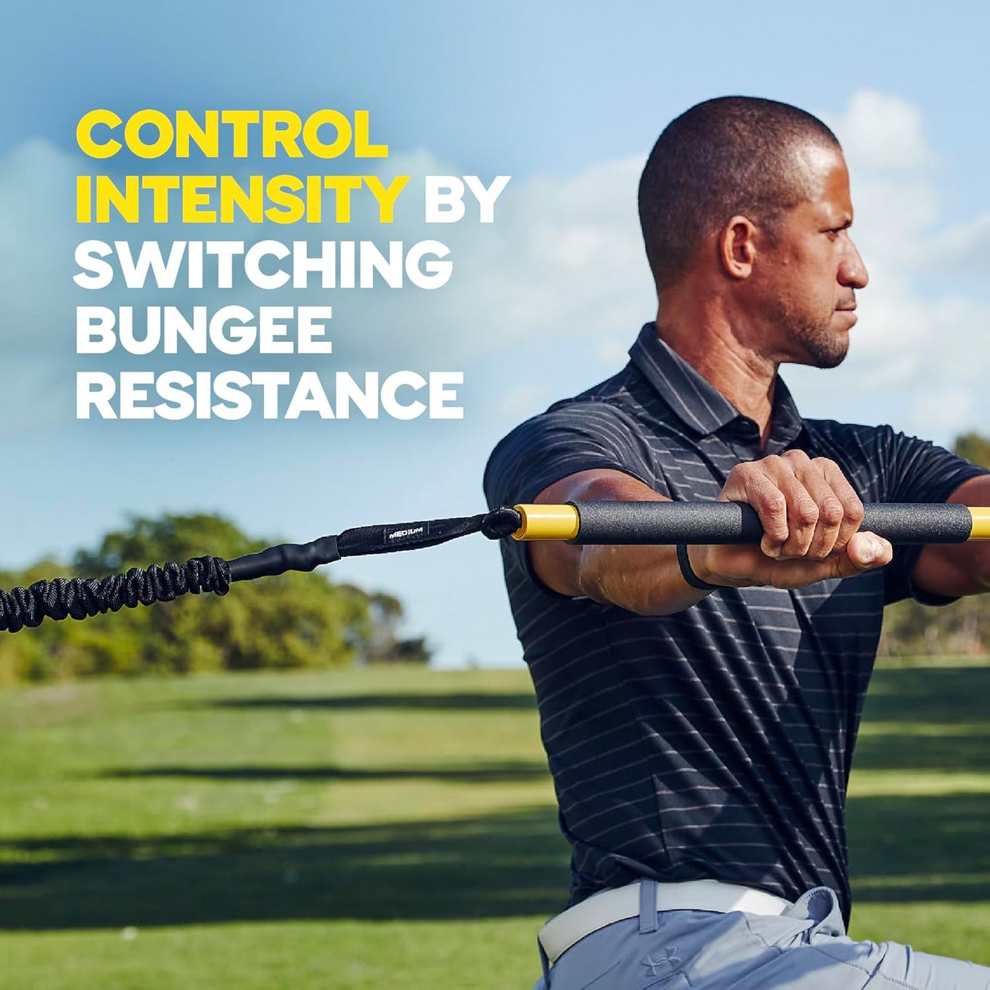 TRX Training Rip Training Resistance-Cord Attachment, Resistance-Training Exercise Equipment for Home Workouts, Bungee Fitness Cord, (Lite), (20 lbs)