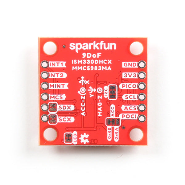 SparkFun 9DoF IMU Breakout - ISM330DHCX, MMC5983MA (Qwiic)