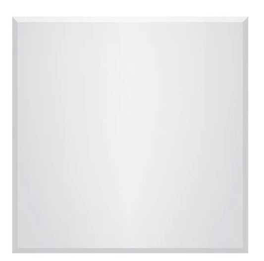 Appollo Summer Modern 61 cm (24 in.) Square Frameless Beveled Mirror