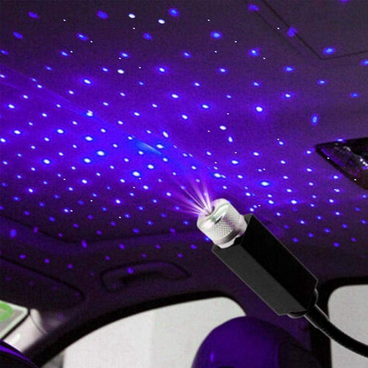 Mini LED Star Projector Night Light, USB Car Interior Lights, Adjustable Ceiling Lamp for Auto Roof, Bedroom, Party Decoration