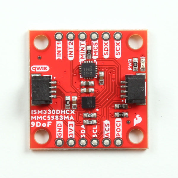 SparkFun 9DoF IMU Breakout - ISM330DHCX, MMC5983MA (Qwiic)