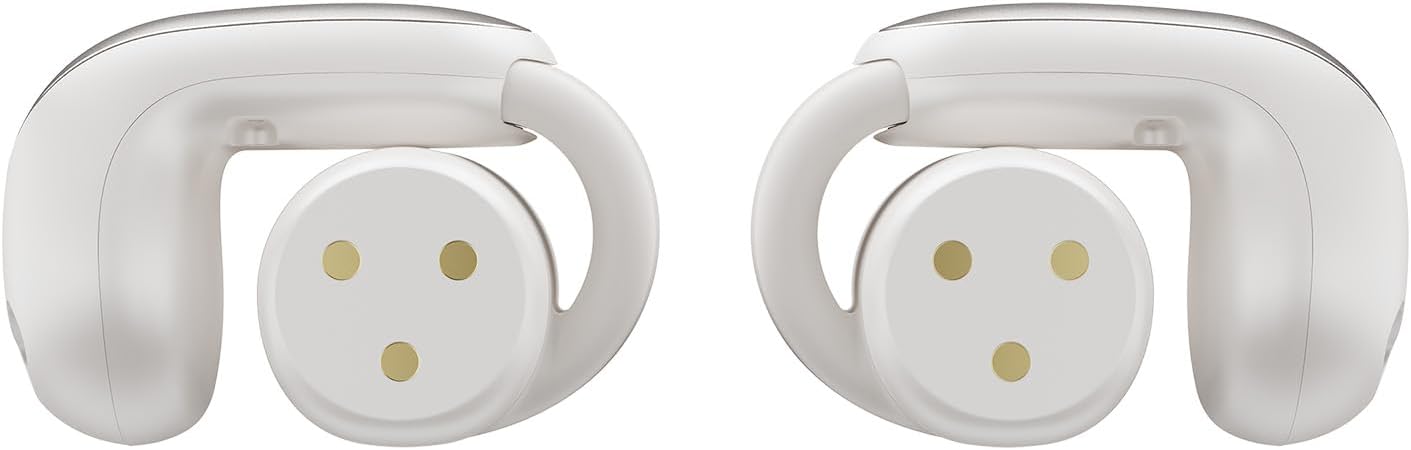 Bose Ultra Open Earbuds with Immersive Audio, Open Ear Wireless Clip on Earbuds for Comfort, OpenAudio for Awareness, Up to 48 Hours of Battery Life, White Smoke