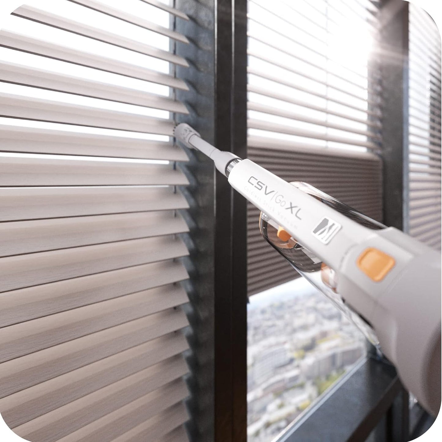 Kenmore DS4030 Cordless Stick Vacuum with EasyReach Wand, Lightweight Cleaner with 2-Speed Power Control, LED Headlight, Converts to Handheld for Hardwood Floors, Carpet & Pet Hair Orange