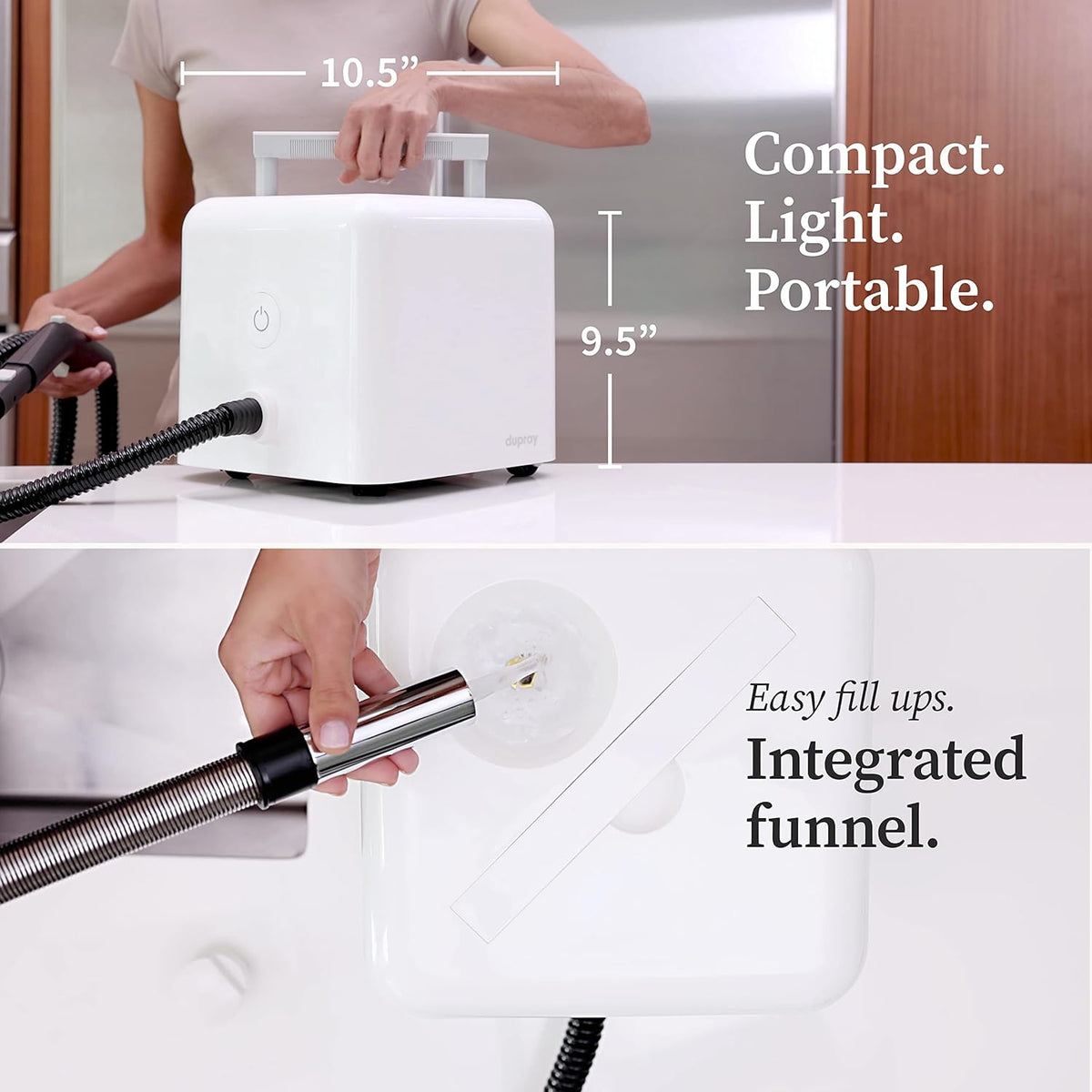 Dupray NEAT Steam Cleaner with Advanced Cleaning Pack – Chemical-Free Multipurpose Steamer for Home, Car & Furniture – 99.9% Bacteria Removal – 17 Accessories Included - PuriLite