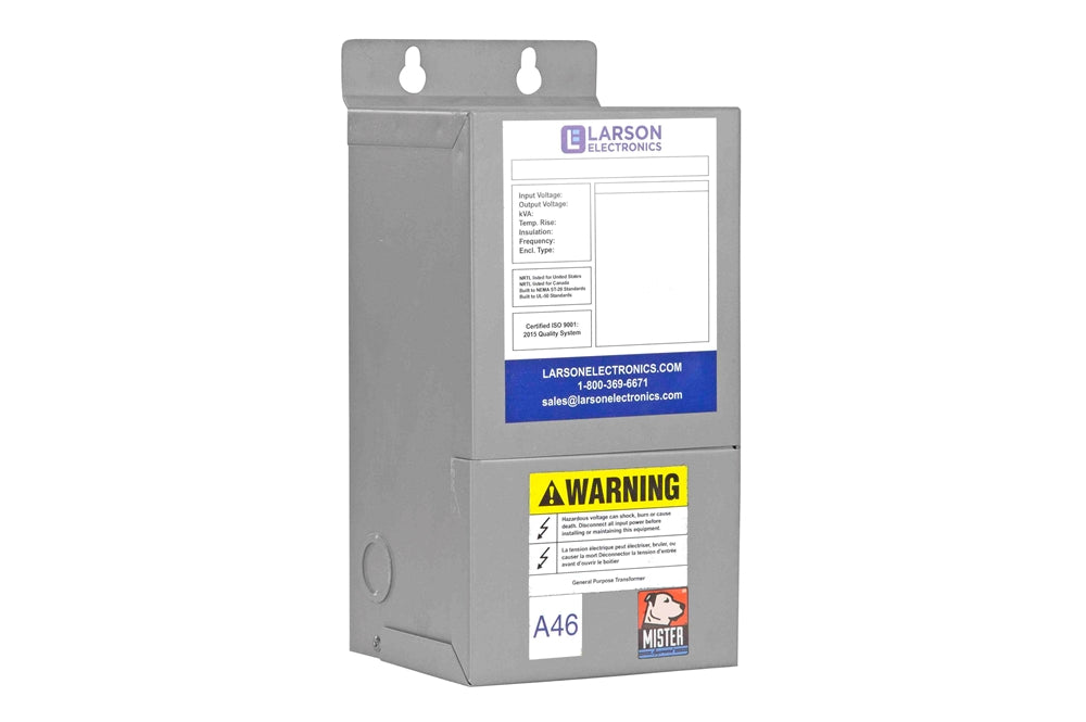 1 Phase Buck & Boost Step-Down Transformer - 230V Primary - 260V Secondary - 7.8 Amps - 50/60Hz