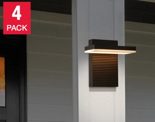 Naturally Solar Post Accent Lights, 4-pack