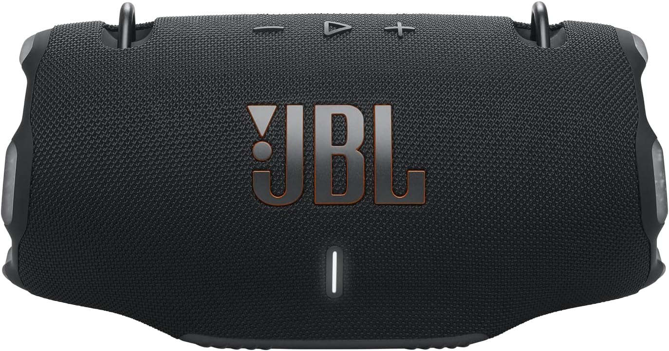 JBL Xtreme 4 - Portable Bluetooth Speaker, Powerful Sound and Deep Bass, IP67 Waterproof, 24 Hours of Playtime, Powerbank, PartyBoost for Multi-Speaker Pairing (Black)