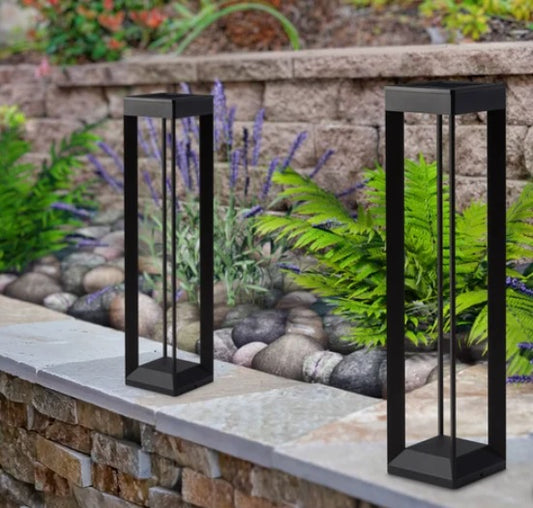 Naturally Solar Pathway Bollard Light, 2-pack