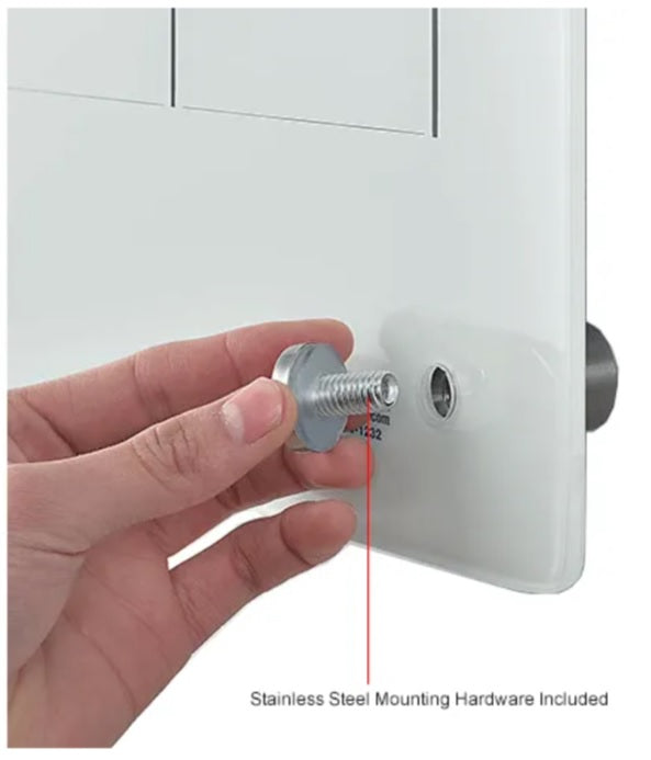 Global Industrial™ Glass Calendar Dry Erase Board, 36"W x 24"H