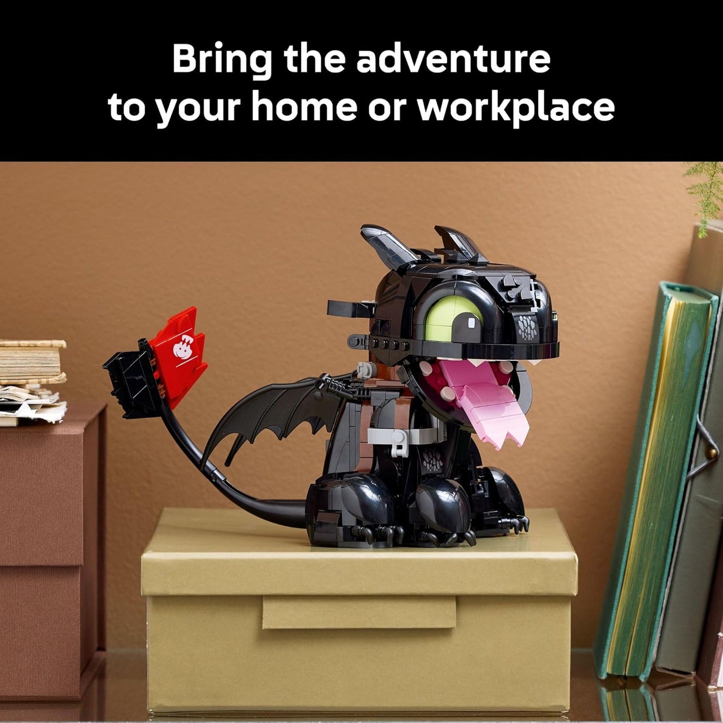 LEGO Icons How to Train Your Dragon Toothless Building Set for Adults, 784 Pieces, Collectible Room Decor, Ages 18+ - PuriLite