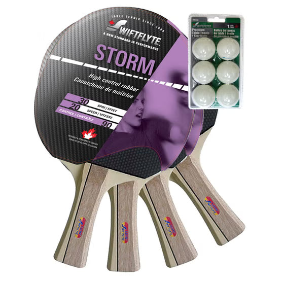 Swiftflyte Smash Indoor Table Tennis Table with Rackets & Balls