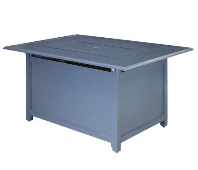 Gale Rectangular Aluminum Convertible LP/NG Fire Table