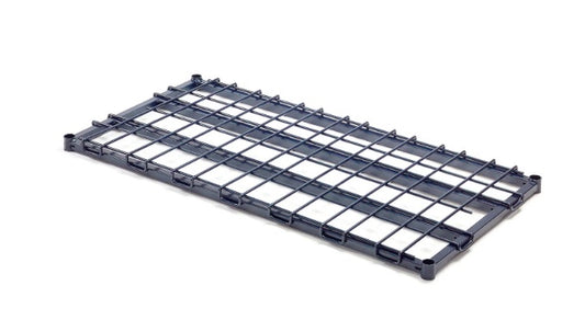 Nexel® 4 Shelf, Nexelon® Blue Heavy Duty Wire Shelving Unit, Starter, 48"W x 24"D x 63"H - PuriLite