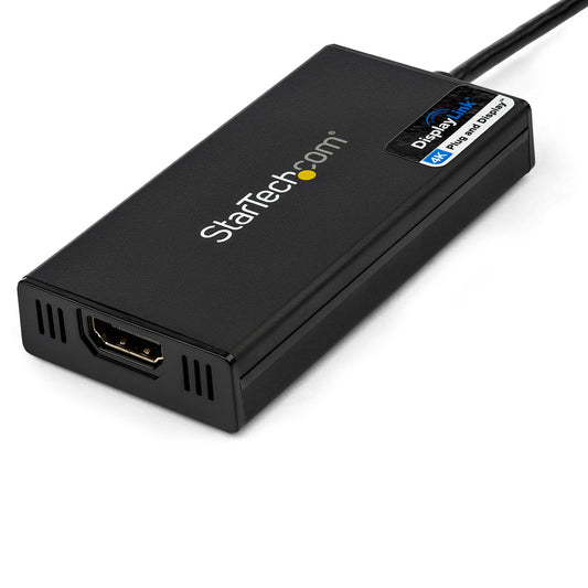 USB 3.0 to HDMI Adapter, 4K 30Hz UHD, DisplayLink Certified, USB to HDMI Display Adapter, USB to HDMI Adapter for Mac & Windows - TAA - PuriLite