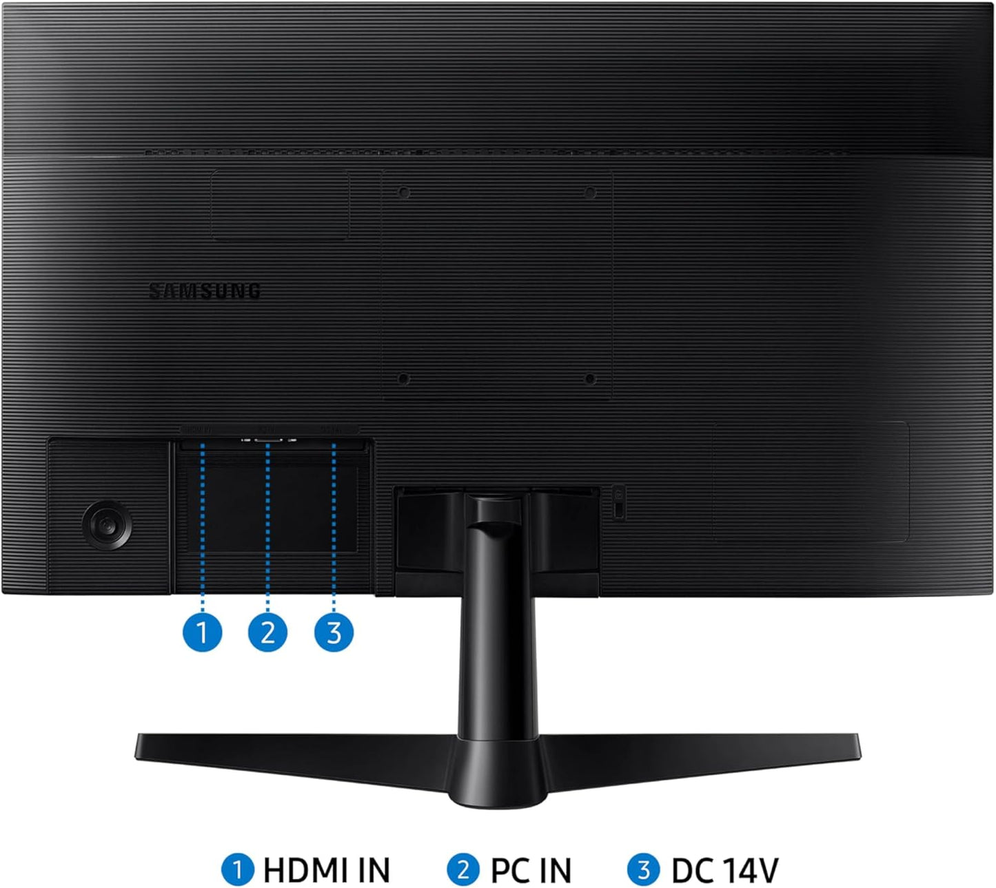 Samsung LS27T350FHNXZA 27-inch Screen LED-Lit Monitor 5ms 75Hz Eye-Saver Mode with Freesync, Black (LF27T350FHNXZA)