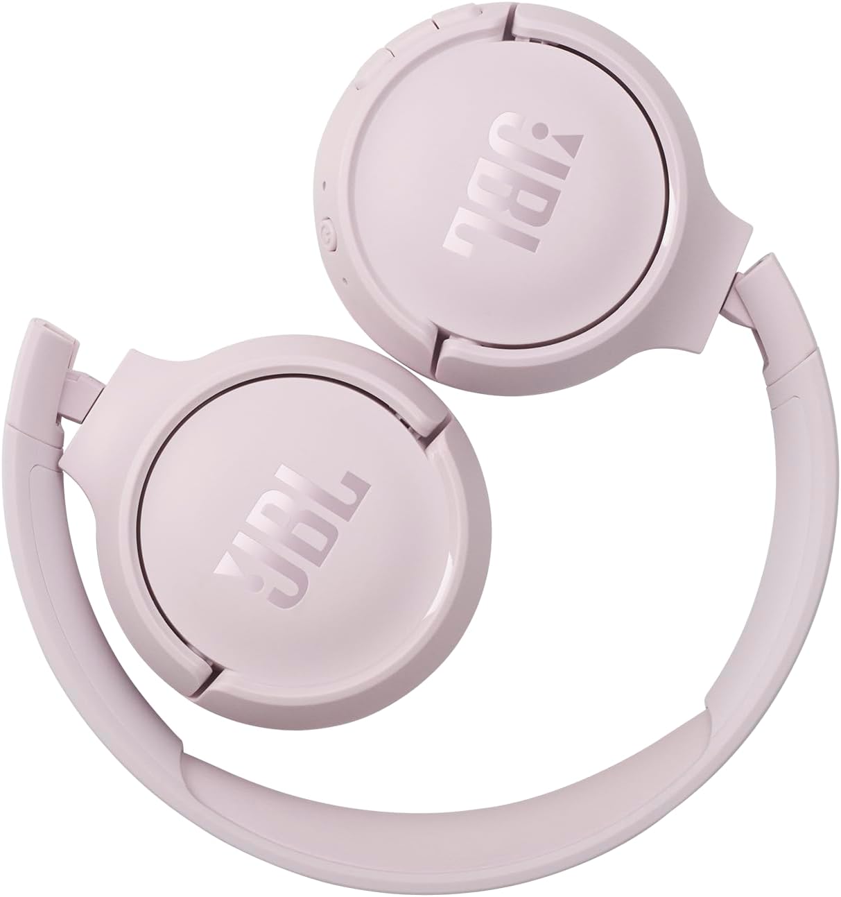 JBL Tune 510BT - Bluetooth headphones with up to 40 hours battery, microphone for call, foldable and comfortable, Android and iOs compatible (Rose)