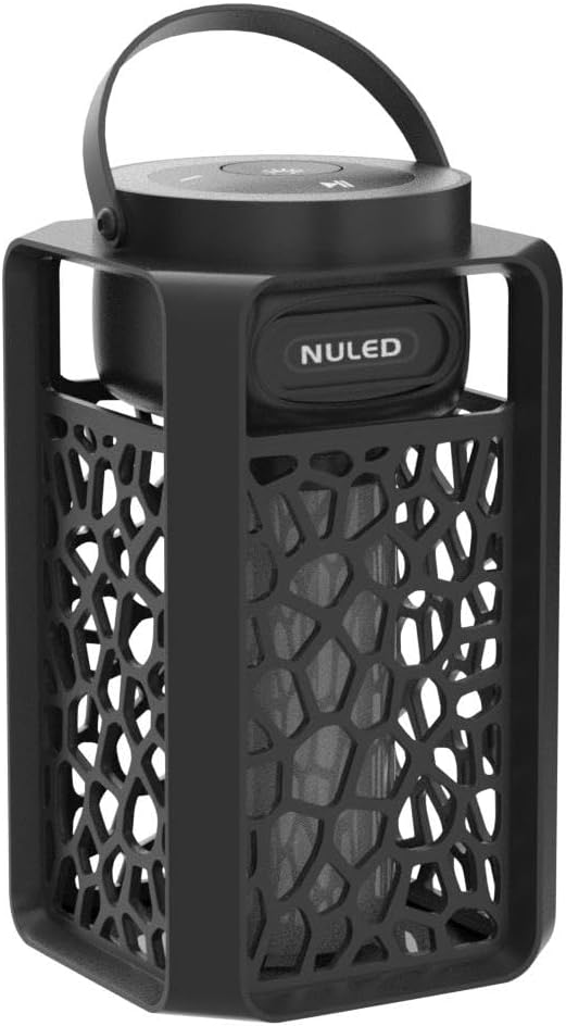 Outdoor Bluetooth Speakers – 10W TWS LED Flame Tiki Torch Lantern – Waterproof Wireless Portable Stereo Speaker – Wall Mount Hook Ground Stake Patio Yard Speaker - PuriLite