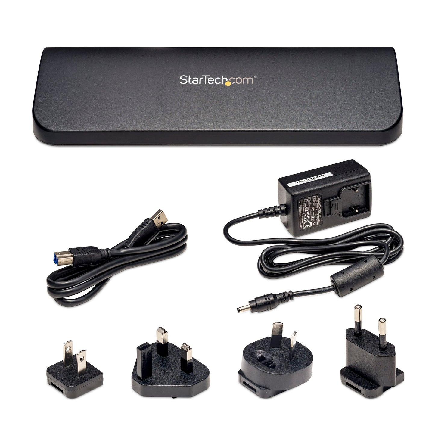 Dual Monitor USB 3.0 Laptop Docking Station with HDMI/DVI/VGA, 3x USB-A Hub, GbE, Audio, Universal Type-A Dock for Windows/macOS/ChromeOS - TAA Compliant