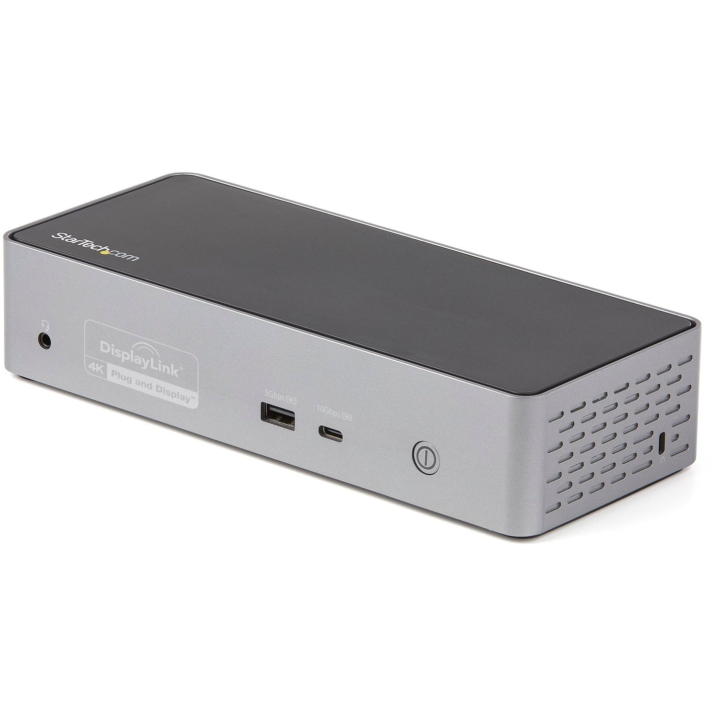 USB C Dock - 4K 60Hz Quad Monitor DisplayPort & HDMI - Universal USB-C Docking Station with 100W Power Delivery - USB Hub with 1x USB Type-C & 3x USB-A, Ethernet, Audio