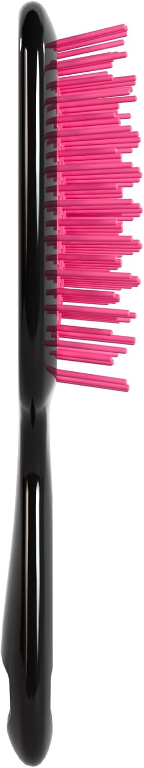 FHI Heat UNbrush Detangling Brush for Pain-Free Brushing on All Wet or Dry Hair Types — Durable DuoFlex Anti-Static Bristles, Lightweight Handle, Vented Hair Brush, Cherry Blossom - PuriLite