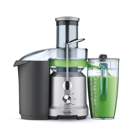 Breville Cold Juice Fountain: 2-Speed Juicer Machine, 850W, Stainless Steel Blades, 3" Feed Chute, Dishwasher-Safe - PuriLite