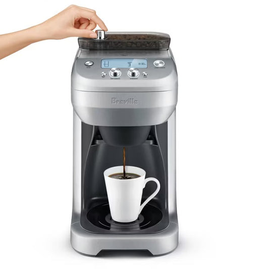 Breville 12c Grind Control Drip Coffee Maker Brushed Stainless Steel BDC650BSS: Programmable Grinder, Thermal Carafe - PuriLite
