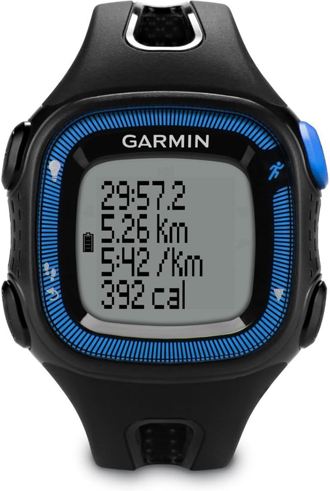 Garmin Forerunner 15 GPS Running Watch Large - Black/Blue