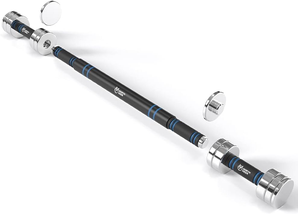 Northdeer Steel Connecting Bar for Dumbbells Barbell 5.5lb 25.6in