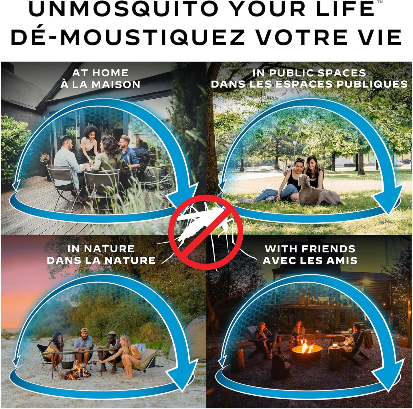 Thermacell Mosquito Repellent Rechargeable Adventure EX-Series EX90; Patio Shield with 9-Hour Battery, Includes 12-Hour Refill, Rubber Armor & Carabiner; Scent Free Bug Spray Alternative