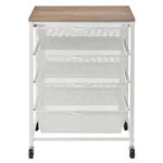 4 Drawer Rolling Cart