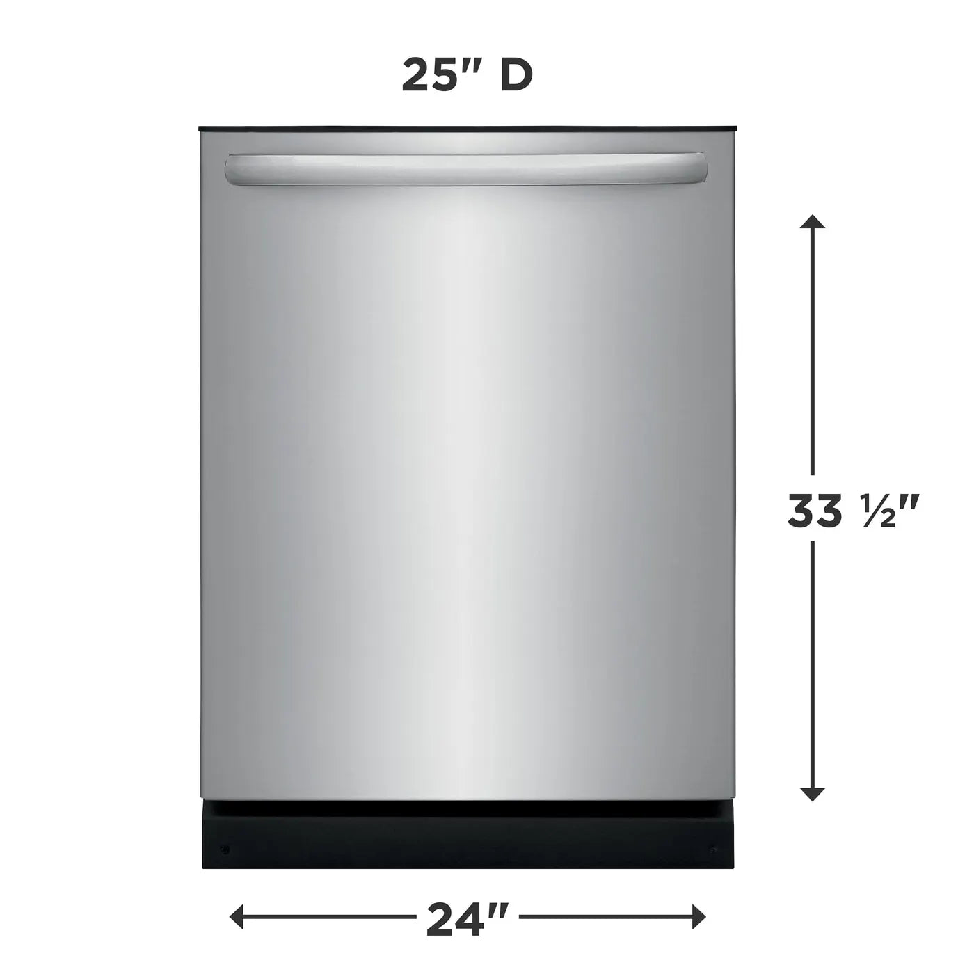Frigidaire 24 in. Stainless Steel Built-In Dishwasher with Sanitize Cycle