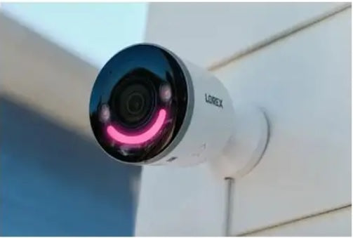 Lorex 4K Spotlight Indoor / Outdoor Wi-Fi 6 Security Camera (White) (W881AAD-F) - PuriLite