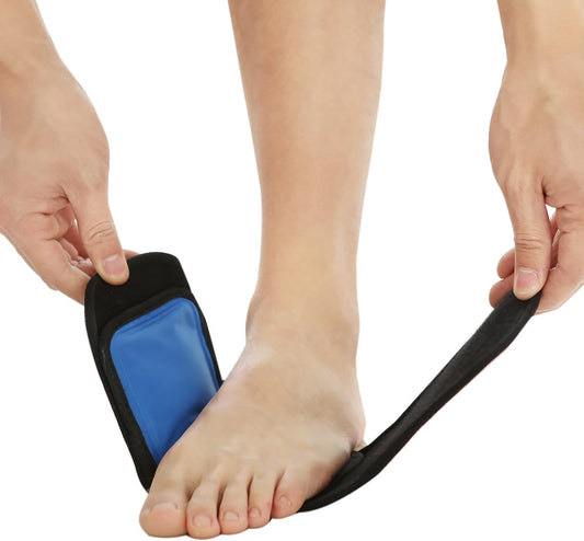 Cold & Hot Therapy Wrap by Bodyprox- Reusable Gel Pack for Pain Relief: Great for Sprains, Muscle Pain, Bruises, Injuries, Etc. (Foot, Arm, Elbow, Ankle).