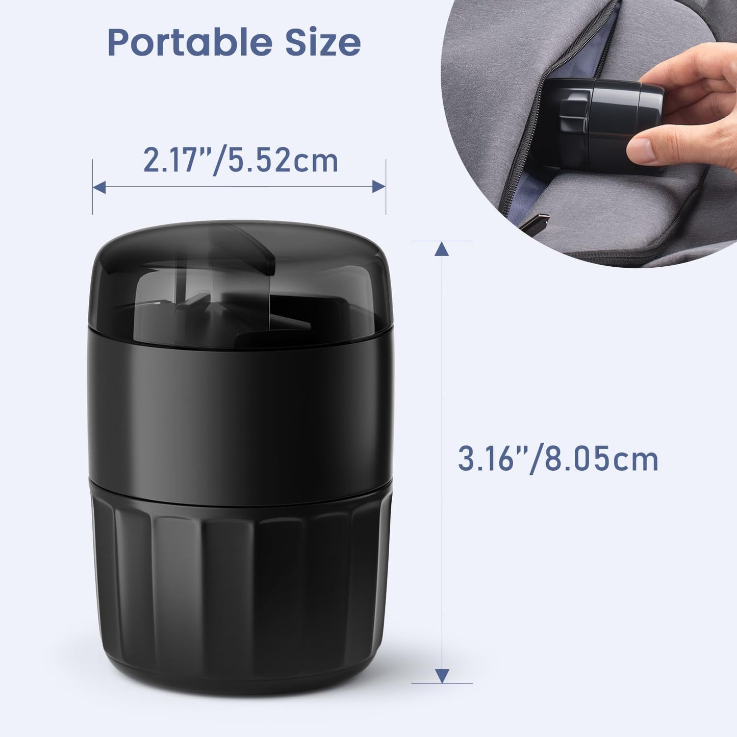 Renmingfed 3-in-1 Pill Crusher Pill Cutter with Storage Box,Pill Grinder with Stainless Steel Grinding Pestle, Pill Crusher Fine Powder, Pill Crushers for Elderly and Pets