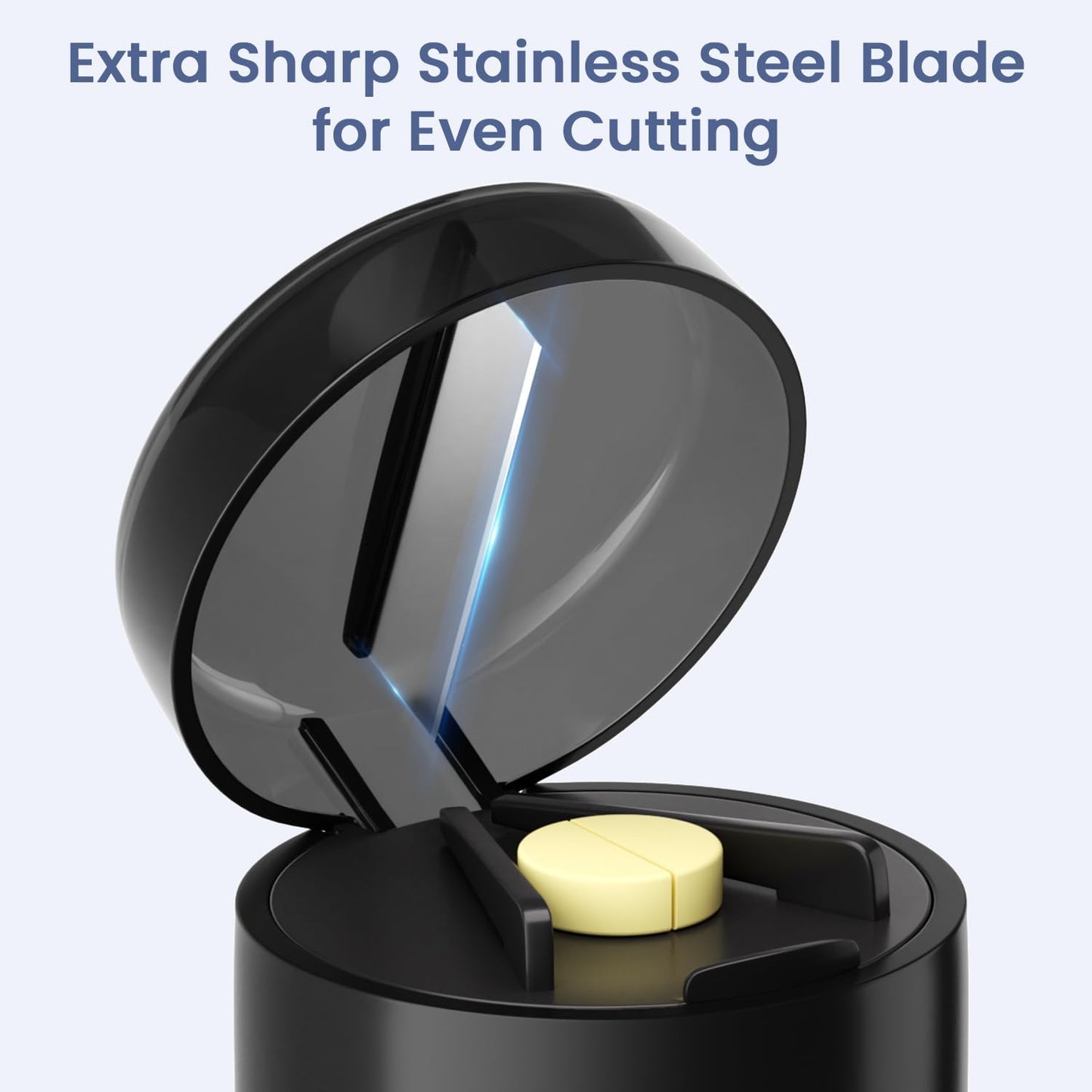 Renmingfed 3-in-1 Pill Crusher Pill Cutter with Storage Box,Pill Grinder with Stainless Steel Grinding Pestle, Pill Crusher Fine Powder, Pill Crushers for Elderly and Pets