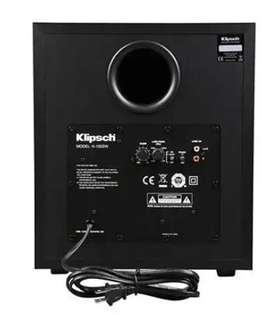 Klipsch 10" 250 Watt Powered Subwoofer (K100SW) - PuriLite