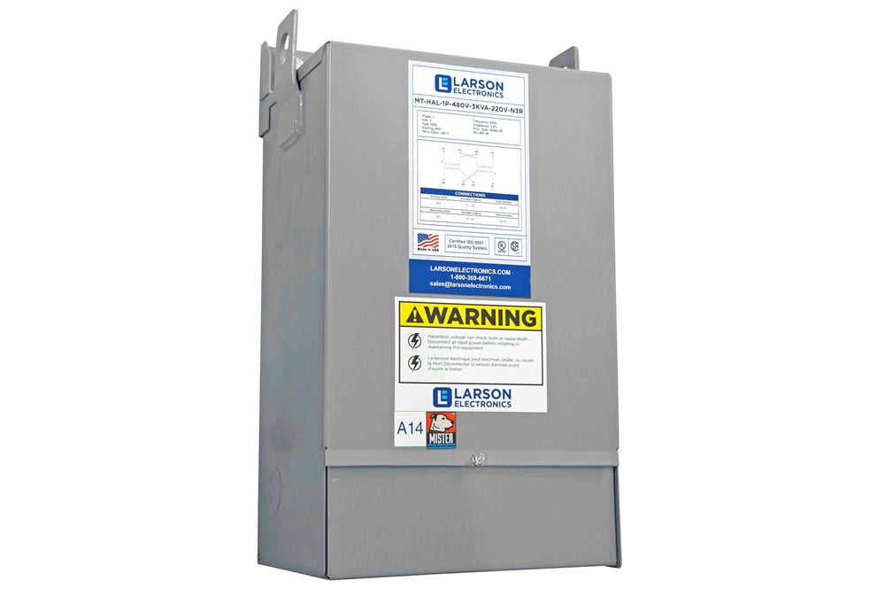 1 kVA Hazardous Location Transformer - Single Phase - 230V Primary - 115V Secondary - NEMA 3R