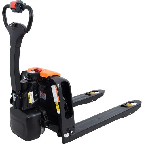 Global Industrial™ Self-Propelled Pallet Jack, Lithium Ion Powered, 3300 lb Cap,27”Wx45”L Forks