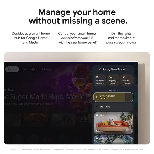 Google TV Streamer (4K) - Fast Streaming Entertainment With Voice Search Remote - Watch Movies, Shows, Live TV, and Netflix in 4K HDR - Smart Home Control - 32 GB Storage - Porcelain - PuriLite