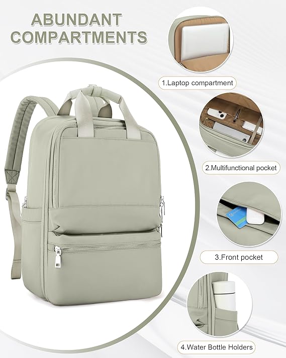 Carry on Travel Backpack for Women Airplane Approved Hand Luggage Backpack Water Resistant Personal Item Travel Backpack